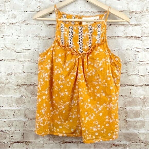 Anthropologie Maeve floral sleeveless top - Picture 1 of 6